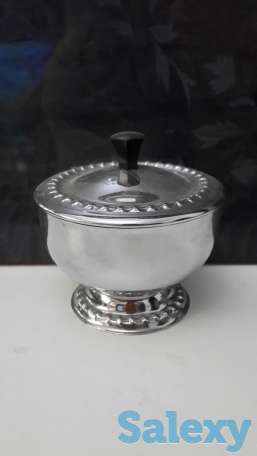 Мельхиоровый чайно-кофейный сервиз СССР., фотография 4