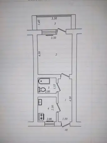 1/1/4 квартира 34 кв.м., Сергели 2, фотография 1
