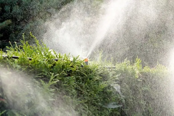 Установка микроклимата  теневой сетки качественно, фотография 4