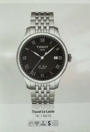 Мужские наручные механические часы Tissot Le Locle, фотография 3