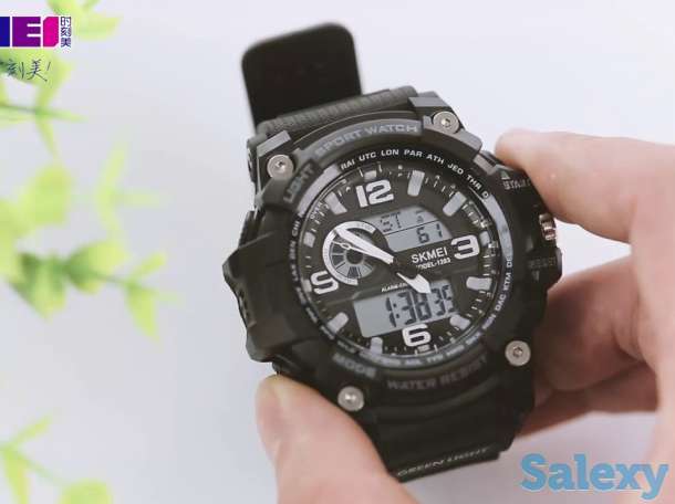 SKMEI Спортивные часы с двойным дисплеем лучший бренд, фотография 6