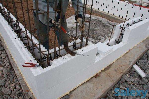 Несъемная опалубка из пенопласта, фотография 5