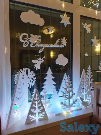 Новогодний декор из пенопласта, фотография 9