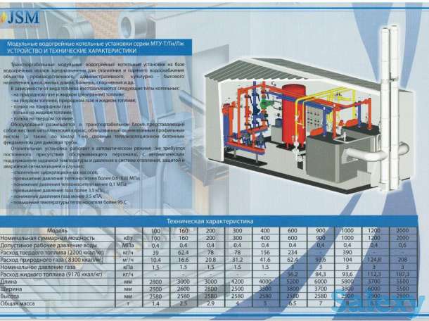 Котлы, Модульные тепловые установки, Нестандартное оборудование, фотография 5