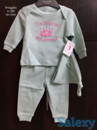 Комплект для девочки. Swiggles(USA), 0-4м, фотография 1