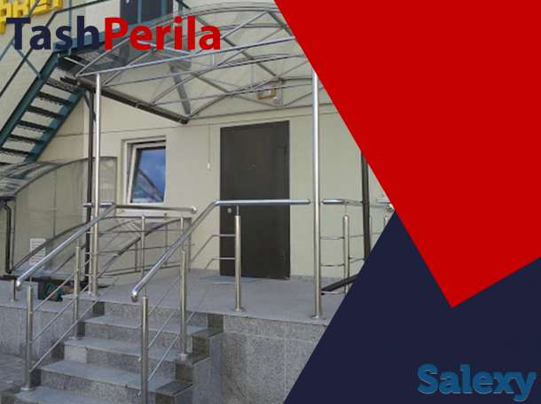 Металлические перила для лестниц на заказ в ташкенте, фотография 13