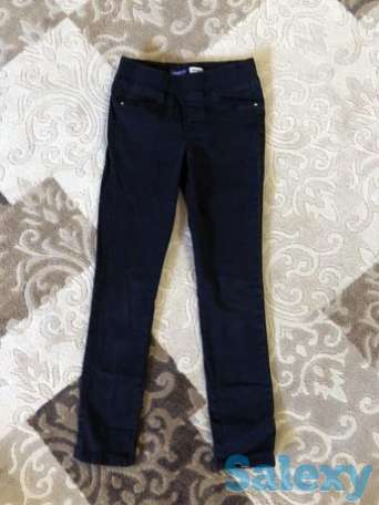Джинсы скини , трэгинсы. Фирма okaidi. На 6-7 лет . Состояние хорошее., фотография 1