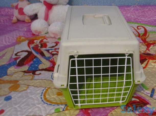 Продам контейнер-переноску для кошки или маленькой собачки,пластик, фотография 4