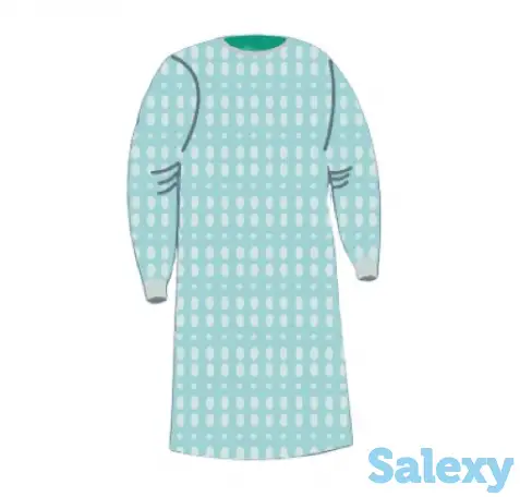 Халаты хирургические с усиленной защитной зоной оптом, фотография 1