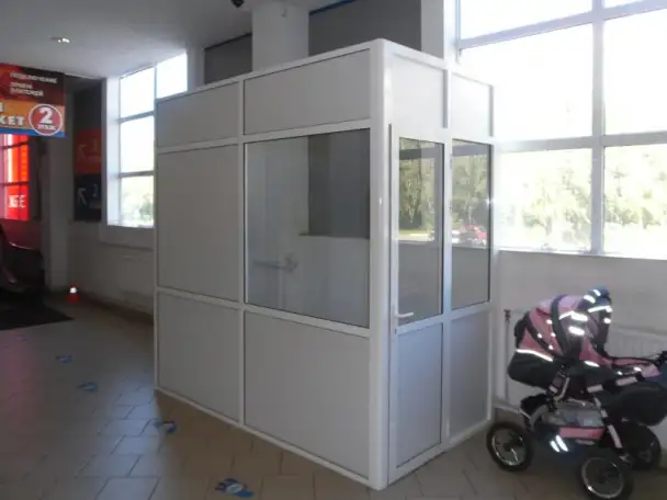 Строим и производим торговые магазины киоски будки охранные посты КПП торговые прилавки передвижные конструкции и м, фотография 12