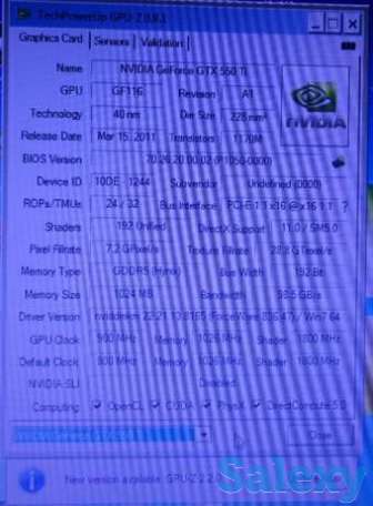 Дёшего продам видеокарту gtx 275 1 gb 448 bitt, фотография 1