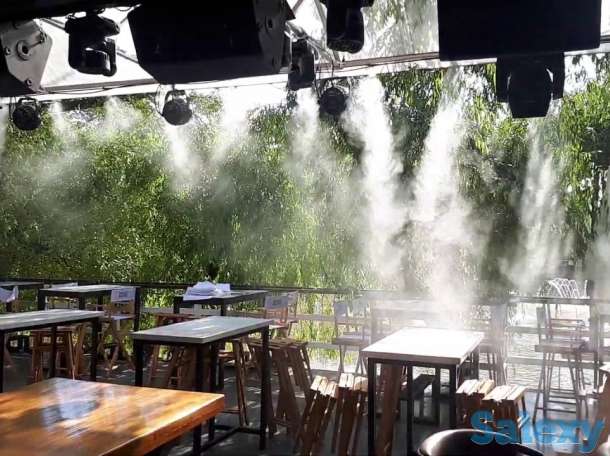 Установка Системы туман образования, системы туманного охлаждения, микроклимат, автополив. Фонтаны, водоснабжение, насос, фотография 6