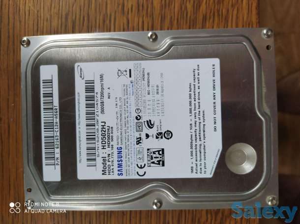 продам жесткий диск Sata samsung 500 gb., фотография 1