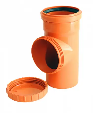 Ревизия Диаметр: 100; 150; 110 мм, наружная канализация; внутренняя канализация, фотография 1