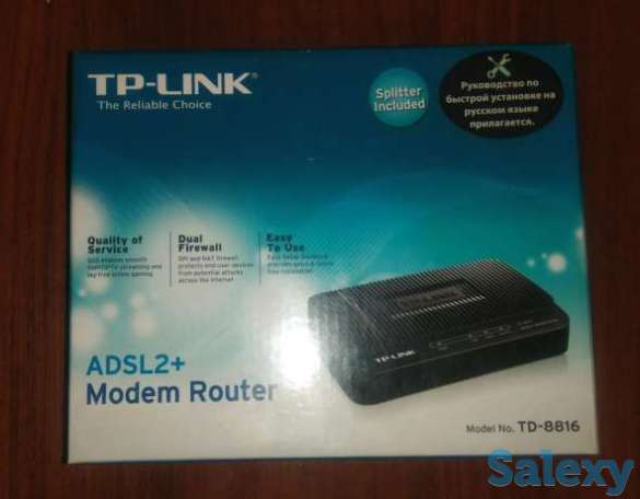 Продаю ADSL модем TP-LINK TD-8816, фотография 1