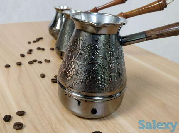 Медные турки с гравировкой, фотография 1