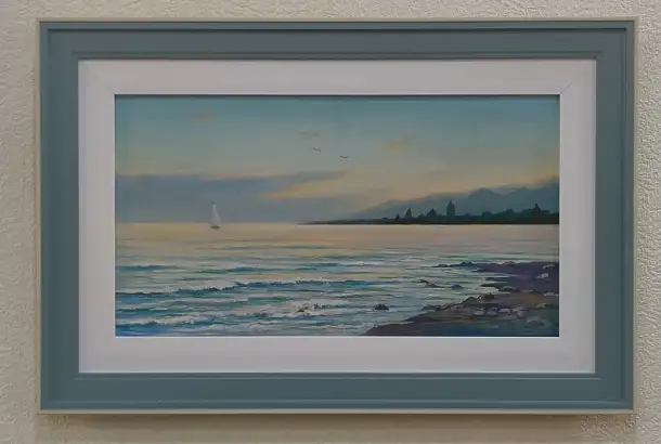 Картина маслом 60х40 с рамой, фотография 1