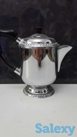 Мельхиоровый чайно-кофейный сервиз СССР., фотография 2