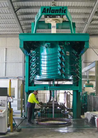 Оборудование для производства бетонных труб ATLANTIC. BFS, фотография 2
