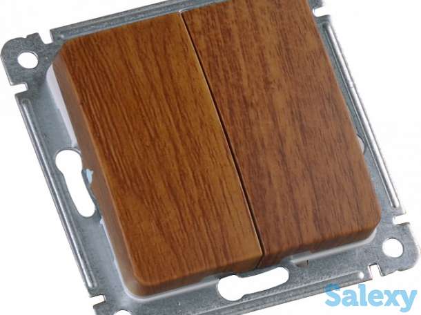 Розетки, выключатели, рамки, механизмы MASTER дуб Гарантия 5 лет от HEGEL, фотография 3