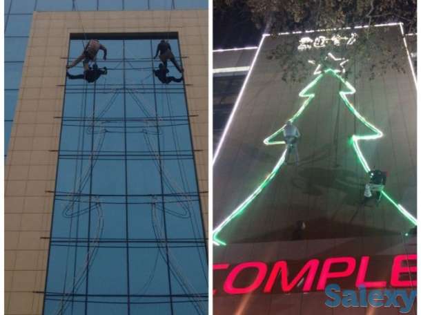 Оформление на новый год в стиле LED, фотография 3