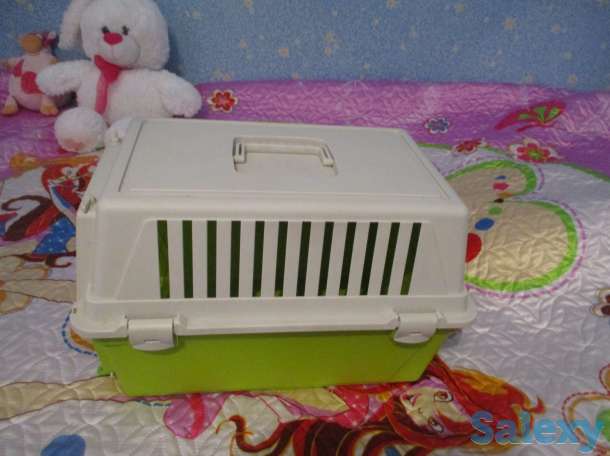 Продам контейнер-переноску для кошки или маленькой собачки,пластик, фотография 6
