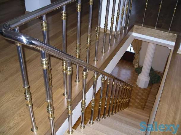 Перила,ограждение для лестниц из нержавеющей стали, фотография 3