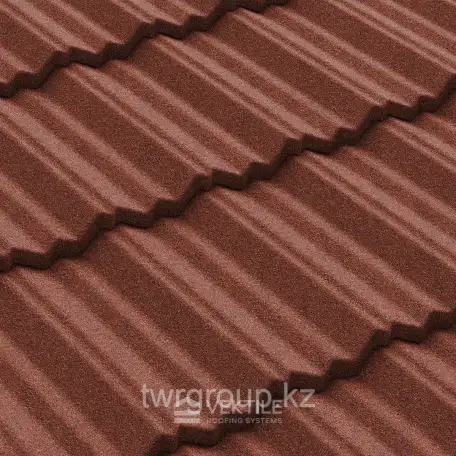 Композитная черепица Vektile, профиль Classic, Terracotta, фотография 2