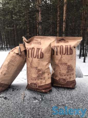 Древесный уголь в мешке 2.7кг оптом, фотография 1