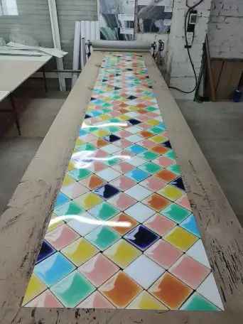 Кухонный фартук на стену, Кухонный гарнитур, Стеновая панель, Скинали, Декор Панель, фотография 3