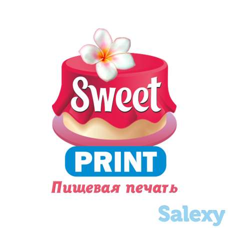 Съедобная печать для торта на сахарной и вафельной бумаге, фотография 1