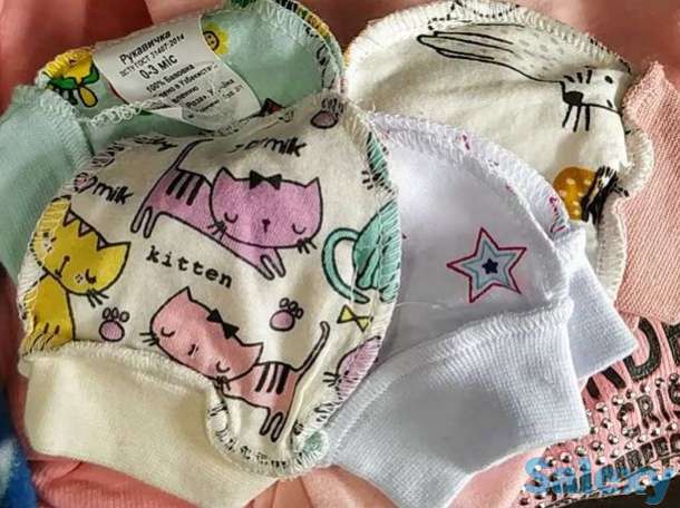 Шапочки ,царапки новорожденным дёшево Скидки распродажа остатков, фотография 1