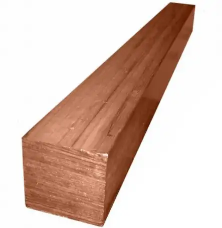 Квадрат медный Сторона квадр.: 6-38 мм, Марка: М1, Стандарт: 1535.-.2006, L 1,05-4 м, фотография 1