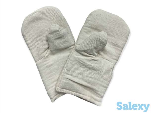 Рукавицы утепленные хб (двухнитка), фотография 1