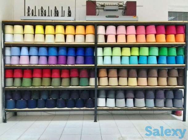 трикотажное пряжа крашение, фотография 1