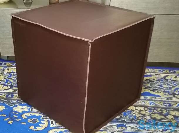 шкура ковер из коровы  кожаные пуфики, фотография 13