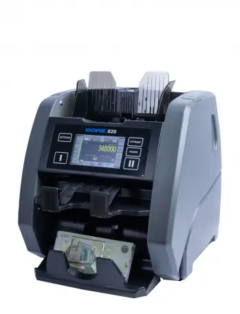 Ультрасовременный 2-карманный счетчик-сортировщик банктнот   DORS 820, фотография 2