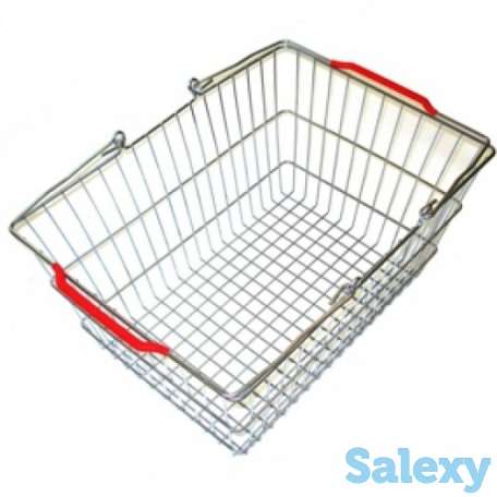 Корзина покупательская металлическая, фотография 1