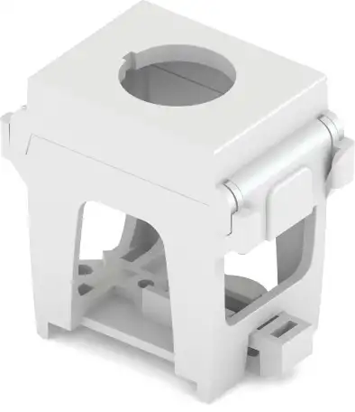 Адаптер для установки кнопки на DIN-рейку щита АК22 WHITE, фотография 1