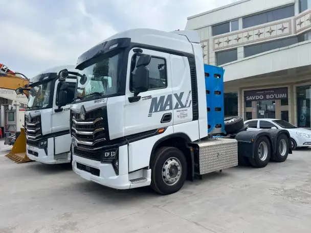 Седельный тягач Howo-Max 460 6x4 CNG  рессорная подвеска, фотография 1