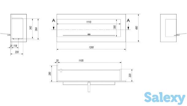 Биокамин Kratki JULIET 1100 в Ташкенте, Узбекистан biokamin kratki biofire kamin ideasvet, фотография 2