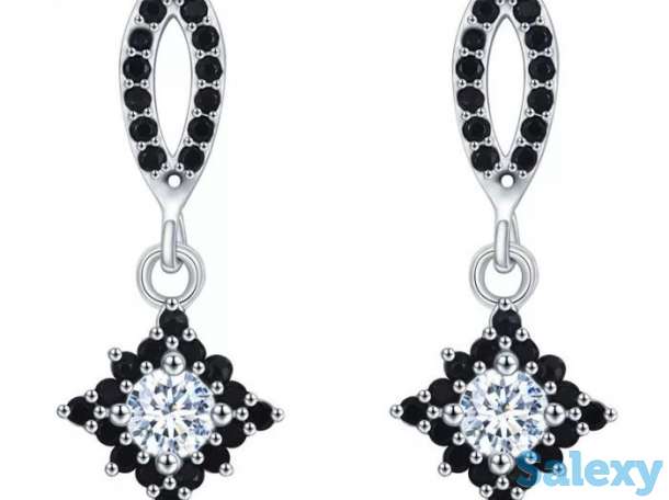 Серьги из стерлингово серебра 925 пробы, фотография 1