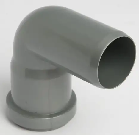 Отвод полипропиленовый 50 мм, s 0,8-15 мм, Способ присоед.: внутр. резьба; наружн. резьба..., фотография 1