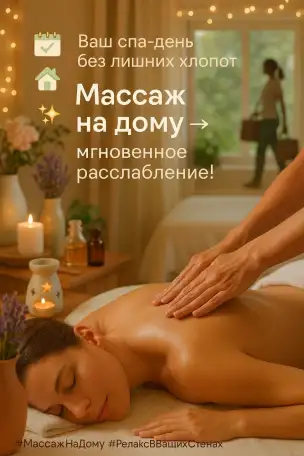 Массаж на дому, фотография 1