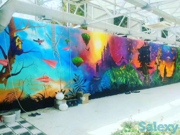 Художник. Профессиональная роспись стен. Картины. Граффити, фотография 5