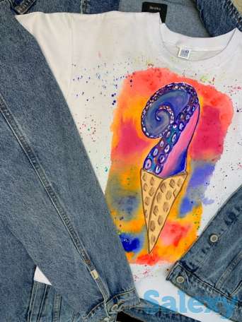 Футболки белые с принтом), фотография 2