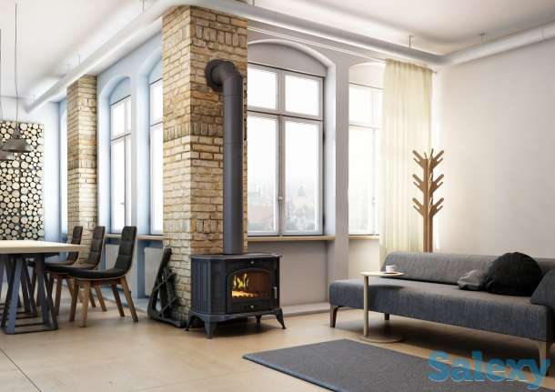 Дровяная печь koza k 9 kratki в Ташкенте, Узбекистане камин, топка, pech, kamin, ideasvet, фотография 6