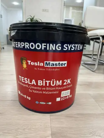 Гидроизоляция 2к Двухкомпонентная на битумный основе ТУРЦИЯ, фотография 2
