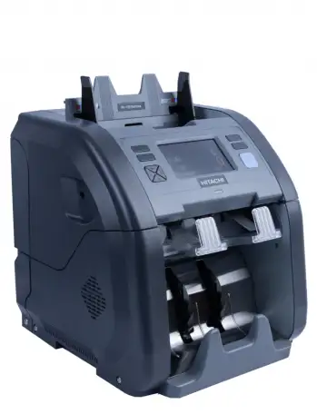 2-карманный сортировщик банктнот с функцией ветхости Hitachi 110F, фотография 2