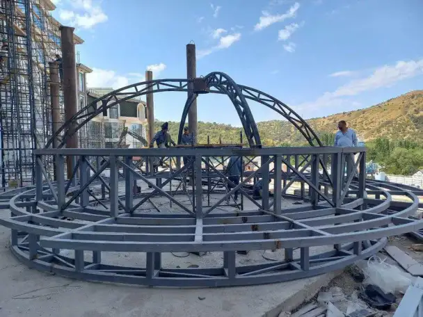 Производство тяжёлых металлоконструкций. Монтаж сендвич панелей, фотография 1